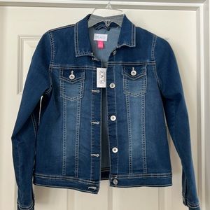 NWT The Children’s Place Blue Soft Denim Jacket Size 16 XXL
